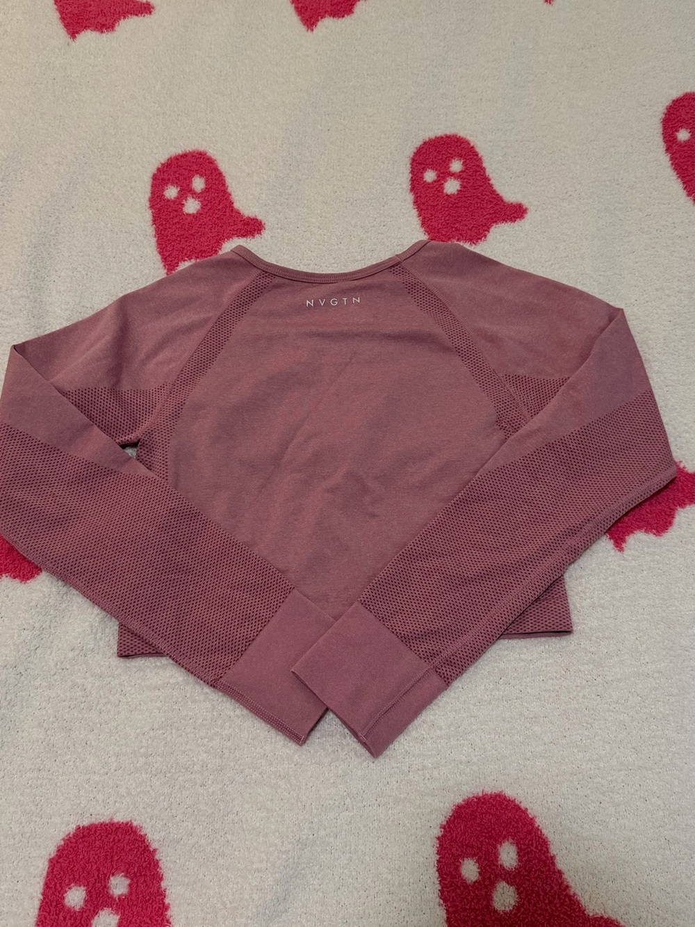 Women’s NVGTN Dusty Rose Long Sleeve Crop Top - Size M